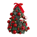 Maxbell Tabletop Christmas Tree with Lights Decoration for Fireplace Holiday Bedroom Style A