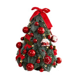 Maxbell Tabletop Christmas Tree with Lights Decoration for Fireplace Holiday Bedroom Style A
