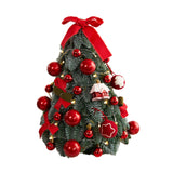 Maxbell Tabletop Christmas Tree with Lights Decoration for Fireplace Holiday Bedroom Style A