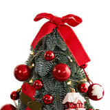 Maxbell Tabletop Christmas Tree with Lights Decoration for Fireplace Holiday Bedroom Style A
