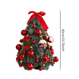 Maxbell Tabletop Christmas Tree with Lights Decoration for Fireplace Holiday Bedroom Style A