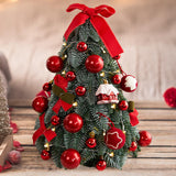 Maxbell Tabletop Christmas Tree with Lights Decoration for Fireplace Holiday Bedroom Style A