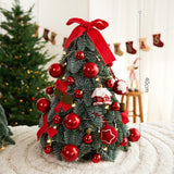Maxbell Tabletop Christmas Tree with Lights Decoration for Fireplace Holiday Bedroom Style A
