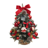 Maxbell Tabletop Christmas Tree with Lights Decoration for Fireplace Holiday Bedroom Style B