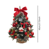 Maxbell Tabletop Christmas Tree with Lights Decoration for Fireplace Holiday Bedroom Style B