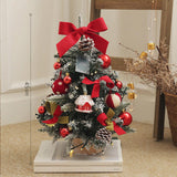 Maxbell Tabletop Christmas Tree with Lights Decoration for Fireplace Holiday Bedroom Style B