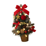 Maxbell Tabletop Christmas Tree with Lights Decoration for Fireplace Holiday Bedroom Style C