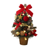 Maxbell Tabletop Christmas Tree with Lights Decoration for Fireplace Holiday Bedroom Style C