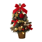 Maxbell Tabletop Christmas Tree with Lights Decoration for Fireplace Holiday Bedroom Style C