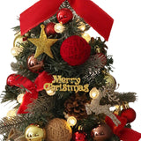 Maxbell Tabletop Christmas Tree with Lights Decoration for Fireplace Holiday Bedroom Style C