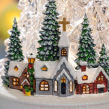 Christmas Tree Music Box with Light Musical Box for Desktop Cafes Office