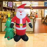Maxbell Lighted Christmas Inflatable Santa Claus Novelty Xmas Inflatable Decorations