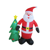 6 ft Christmas Inflatable Santa Holiday Gift Weatherproof Outdoor Decoration