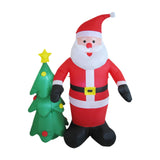 6 ft Christmas Inflatable Santa Holiday Gift Weatherproof Outdoor Decoration