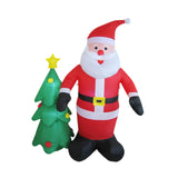 6 ft Christmas Inflatable Santa Holiday Gift Weatherproof Outdoor Decoration