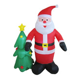 6 ft Christmas Inflatable Santa Novelty Holiday Gift Blow up Yard Decoration