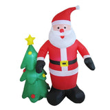 6 ft Christmas Inflatable Santa Novelty Holiday Gift Blow up Yard Decoration