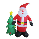 6 ft Christmas Inflatable Santa Novelty Holiday Gift Blow up Yard Decoration