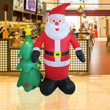 6 ft Christmas Inflatable Santa Novelty Holiday Gift Blow up Yard Decoration