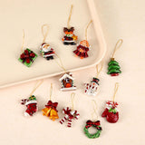 12x Christmas Tree Hanging Ornaments Crafts Xmas Tree Decor for Holiday Home