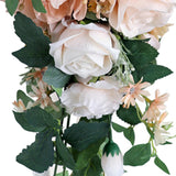 Wedding Bouquet for Bride Bridesmaids Silk Flower Elegant Artificial Flowers