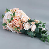 Wedding Bouquet for Bride Bridesmaids Silk Flower Elegant Artificial Flowers