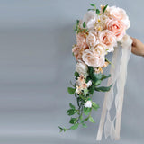 Wedding Bouquet for Bride Bridesmaids Silk Flower Elegant Artificial Flowers