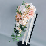 Wedding Bouquet for Bride Bridesmaids Silk Flower Elegant Artificial Flowers