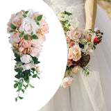 Wedding Bouquet for Bride Bridesmaids Silk Flower Elegant Artificial Flowers