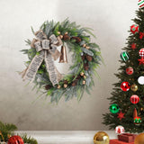 Christmas Wreath for Front Door Christmas Decor for Window Holiday Fireplace