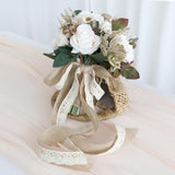 Wedding Bridal Bouquet Decor Bridal Hand Flower for Valentine's Day Festival