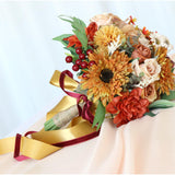 Bridal Bouquet Bridal Holding Flowers for Wedding Valentine's Day Home