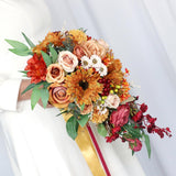 Bridal Bouquet Bridal Holding Flowers for Wedding Valentine's Day Home