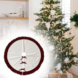 Christmas Tree Skirt Christmas Decorations for Indoor Party Supplies Bedroom 122cm