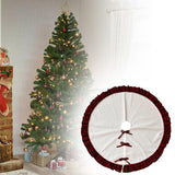 Christmas Tree Skirt Christmas Decorations for Indoor Party Supplies Bedroom 122cm