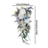 Wedding Bouquet Boho Tossing Cascading Bouquet for Confession Party Ceremony