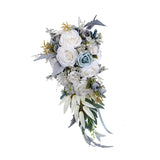 Wedding Bouquet Boho Tossing Cascading Bouquet for Confession Party Ceremony