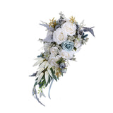 Wedding Bouquet Boho Tossing Cascading Bouquet for Confession Party Ceremony