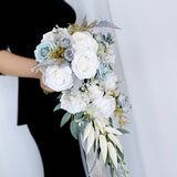 Wedding Bouquet Boho Tossing Cascading Bouquet for Confession Party Ceremony