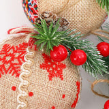 24Pcs Christmas Balls Crafts Christmas Baubles for Thanksgiving Home Wedding