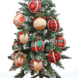 24Pcs Christmas Balls Crafts Christmas Baubles for Thanksgiving Home Wedding