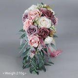 Cascading Bridal Bouquet Boho Tossing Bouquet for Scene Layout Bridal Shower