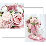 Wedding Roses Bouquet Decor Bridal Bouquet for Weddings Engagement Valentines Pink