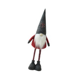 Maxbell Standing Christmas Gnome Doll Christmas Standing Doll for Holiday Shelf Xmas Gray Hat