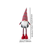 Maxbell Standing Christmas Gnome Doll Christmas Standing Doll for Holiday Shelf Xmas Snowflake Hat