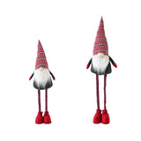 Maxbell Standing Christmas Gnome Doll Novelty Standing Doll for Office Holiday Shelf Adjust 65cm to 95cm