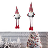 Maxbell Standing Christmas Gnome Doll Novelty Standing Doll for Office Holiday Shelf Adjust 65cm to 95cm