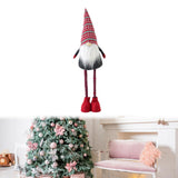 Maxbell Standing Christmas Gnome Doll Novelty Standing Doll for Office Holiday Shelf Adjust 65cm to 95cm