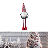 Maxbell Standing Christmas Gnome Doll Novelty Standing Doll for Office Holiday Shelf Adjust 65cm to 95cm