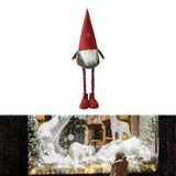 Maxbell Santa Claus Decorative Gift Soft Stretchable for Festival New Year Fireplace Scalable to 100cm
